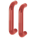 Hoppe 34mmØ Nylon 'D' Back To Back Fixing Pull Handle 220mm - Red RAL3003