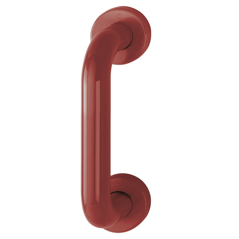 Hoppe 34mmØ Nylon 'D' Concealed Fixing Pull Handle 220mm - Claret (Burgundy) RAL3005