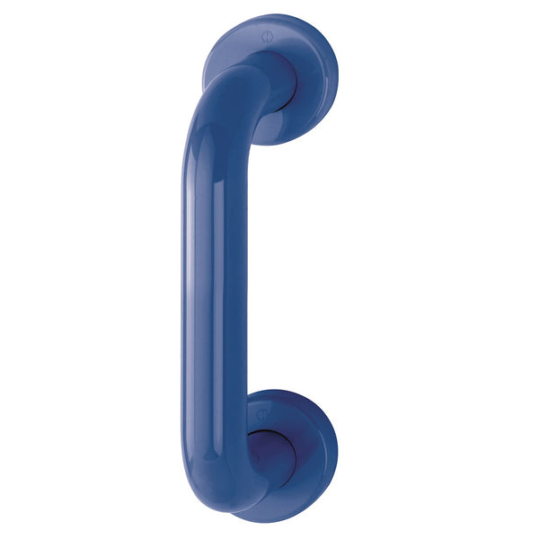 Hoppe 34mmØ Nylon 'D' Concealed Fixing Pull Handle 220mm - Cobalt Blue RAL5002