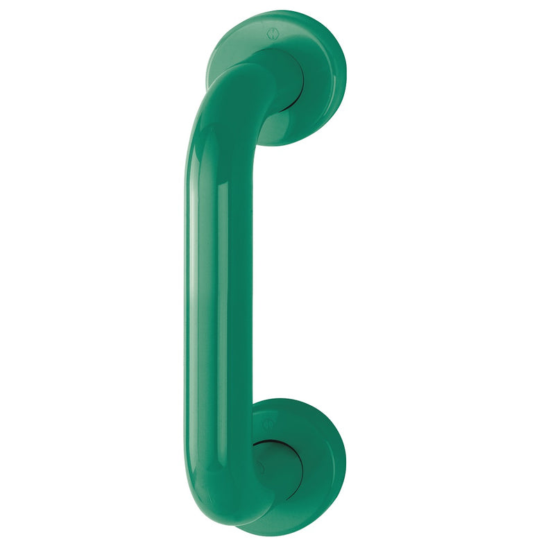 Hoppe 34mmØ Nylon 'D' Concealed Fixing Pull Handle 220mm - Green RAL6016