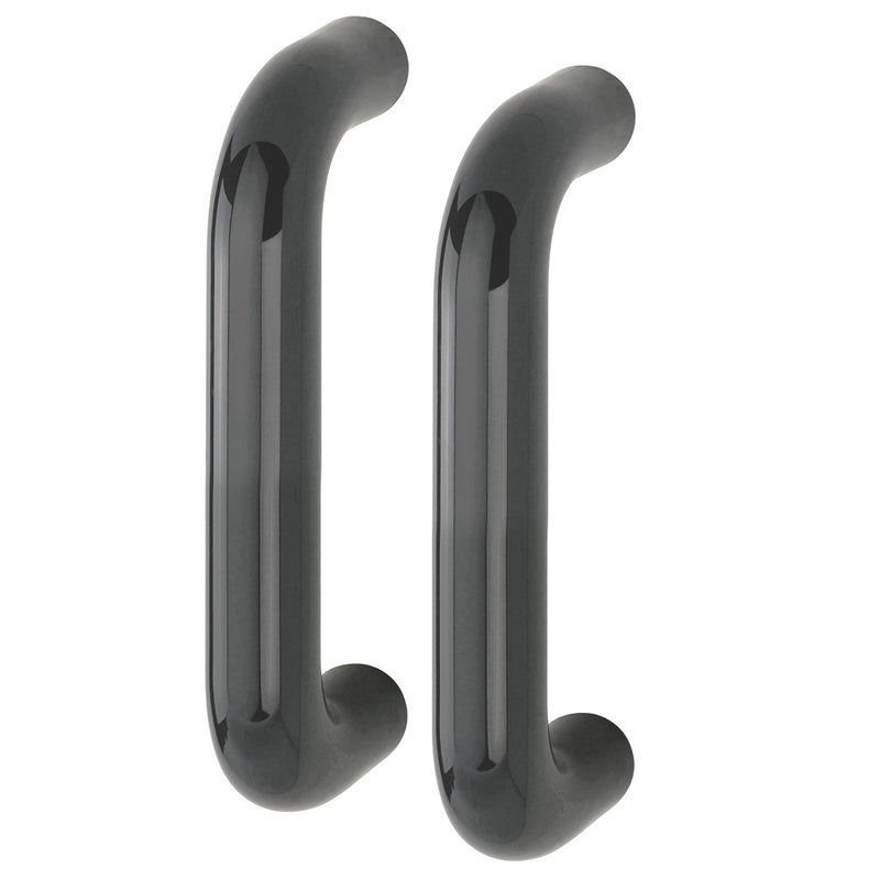Hoppe 34mmØ Nylon 'D' Back To Back Fixing Pull Handle 220mm - Anthracite Grey RAL7016
