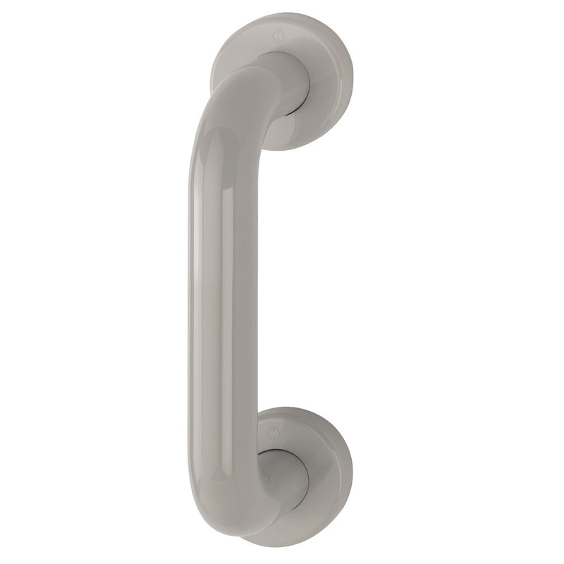 Hoppe 34mmØ Nylon 'D' Concealed Fixing Pull Handle 220mm - Dove Grey RAL7506