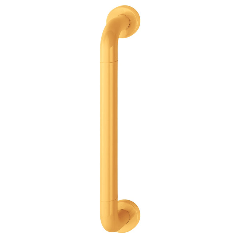 Hoppe 34mmØ Nylon 'D' Concealed Fixing Pull Handle 425mm - Golden Yellow RAL1004