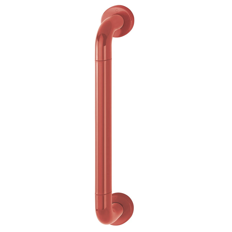 Hoppe 34mmØ Nylon 'D' Concealed Fixing Pull Handle 425mm - Red RAL3003