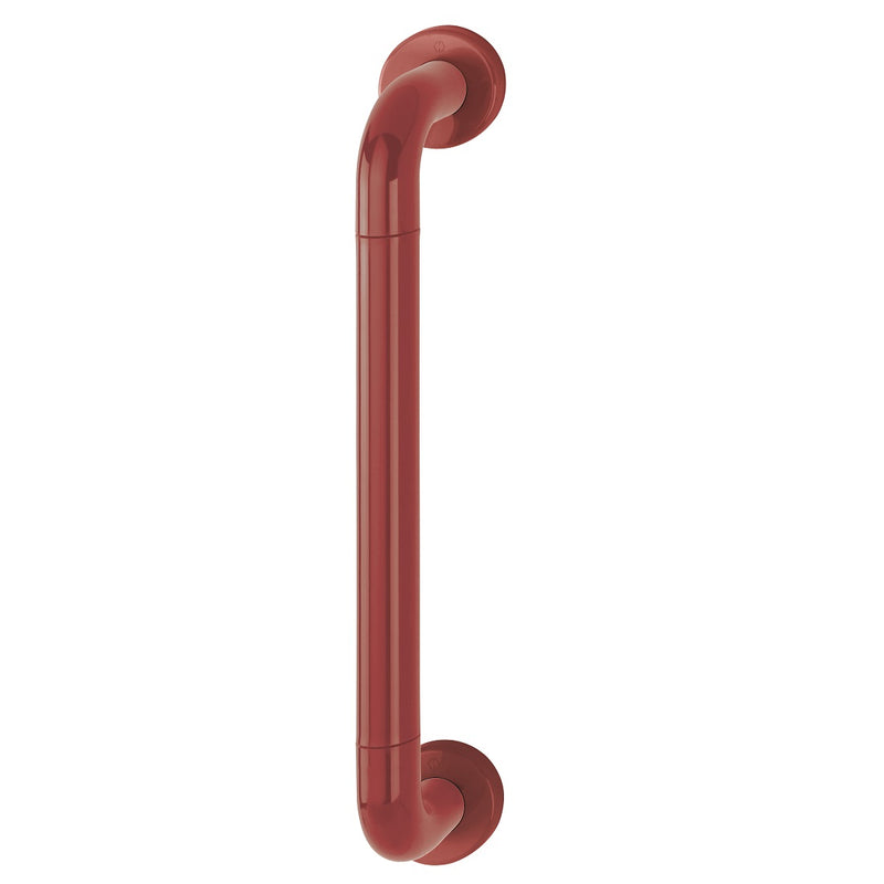 Hoppe 34mmØ Nylon 'D' Concealed Fixing Pull Handle 425mm - Claret (Burgundy) RAL3005