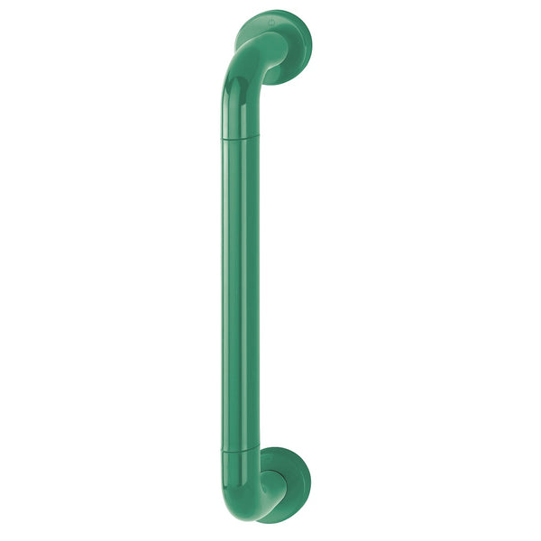 Hoppe 34mmØ Nylon 'D' Concealed Fixing Pull Handle 425mm - Green RAL6016