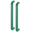 Hoppe 34mmØ Nylon 'D' Back To Back Fixing Pull Handle 425mm - Green RAL6016
