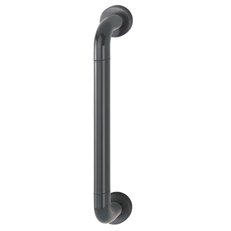 Hoppe 34mmØ Nylon 'D' Concealed Fixing Pull Handle 425mm - Anthracite Grey RAL7016
