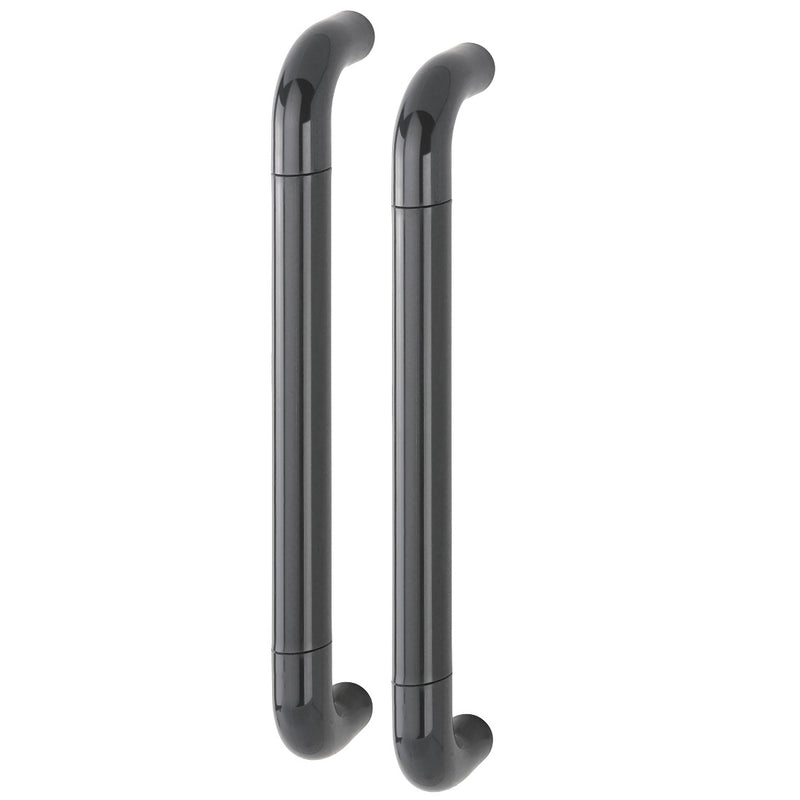 Hoppe 34mmØ Nylon 'D' Back To Back Fixing Pull Handle 425mm - Anthracite Grey RAL7016