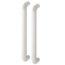 Hoppe 34mmØ Nylon 'D' Back To Back Fixing Pull Handle 425mm - Diamond White RAL9016