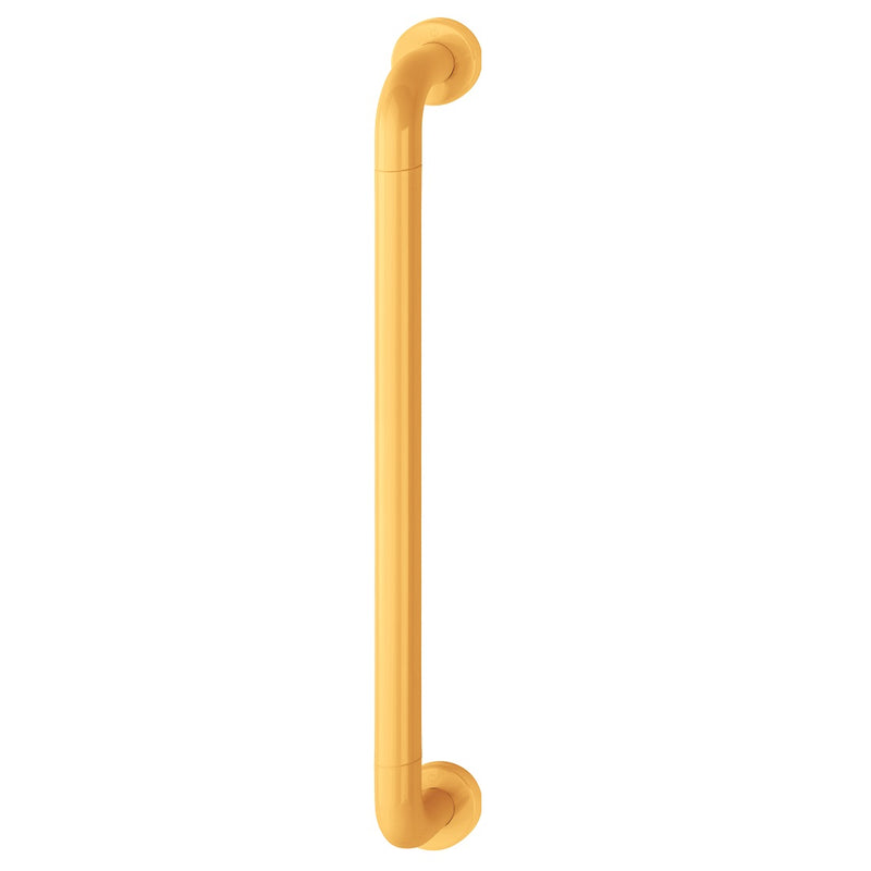 Hoppe 34mmØ Nylon 'D' Concealed Fixing Pull Handle 600mm - Golden Yellow RAL1004