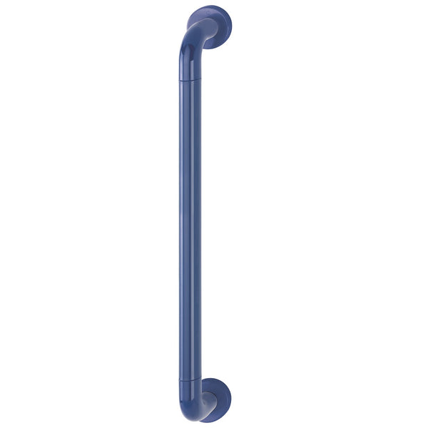 Hoppe 34mmØ Nylon 'D' Concealed Fixing Pull Handle 600mm - Cobalt Blue RAL5002