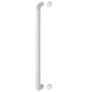 Hoppe 34mmØ Nylon 'D' Bolt Through Fixing Pull Handle 600mm - Diamond White RAL9016
