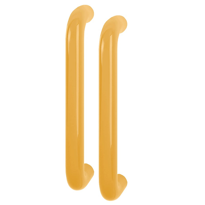 Hoppe 34mmØ Nylon 'D' Back To Back Fixing Pull Handle 300mm - Golden Yellow RAL1004