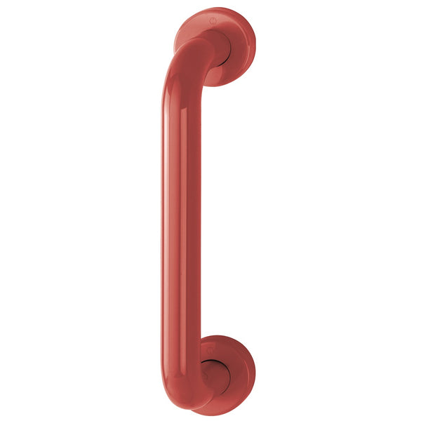 Hoppe 34mmØ Nylon 'D' Concealed Fixing Pull Handle 300mm - Red RAL3003