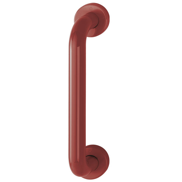 Hoppe 34mmØ Nylon 'D' Concealed Fixing Pull Handle 300mm - Claret (Burgundy) RAL3005