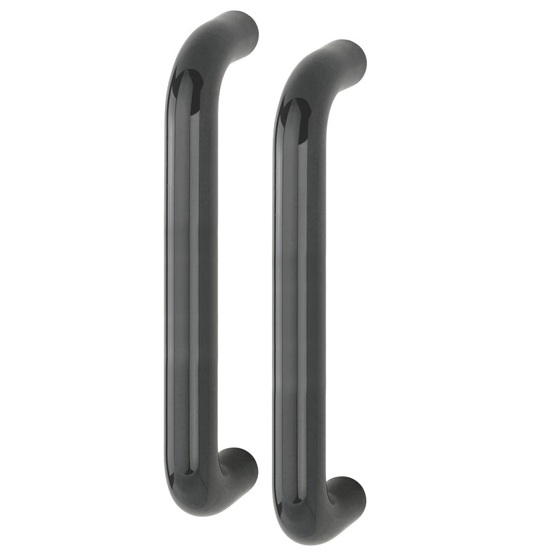Hoppe 34mmØ Nylon 'D' Back To Back Fixing Pull Handle 300mm - Anthracite Grey RAL7016