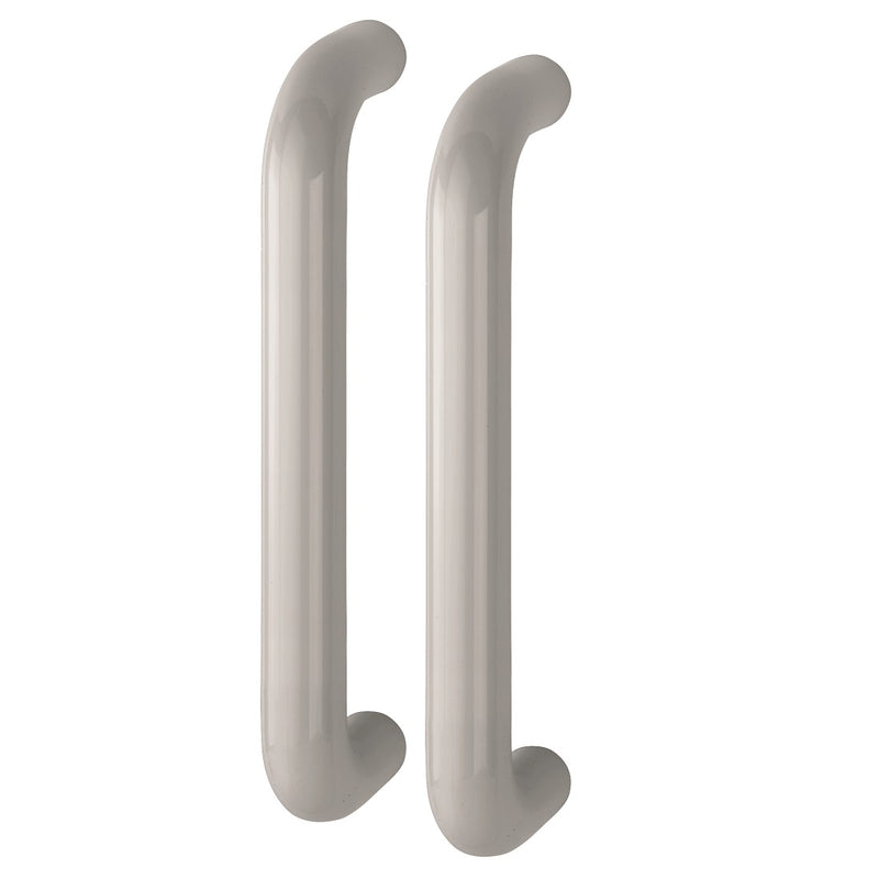 Hoppe 34mmØ Nylon 'D' Back To Back Fixing Pull Handle 300mm - Dove Grey RAL7506