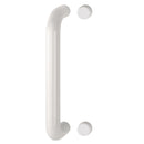 Hoppe 34mmØ Nylon 'D' Bolt Through Fixing Pull Handle 300mm - Diamond White RAL9016