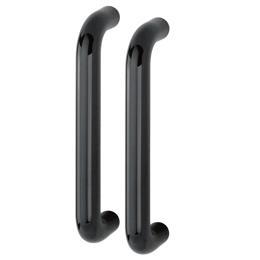 Hoppe 34mmØ Nylon 'D' Back To Back Fixing Pull Handle 300mm - Black RA