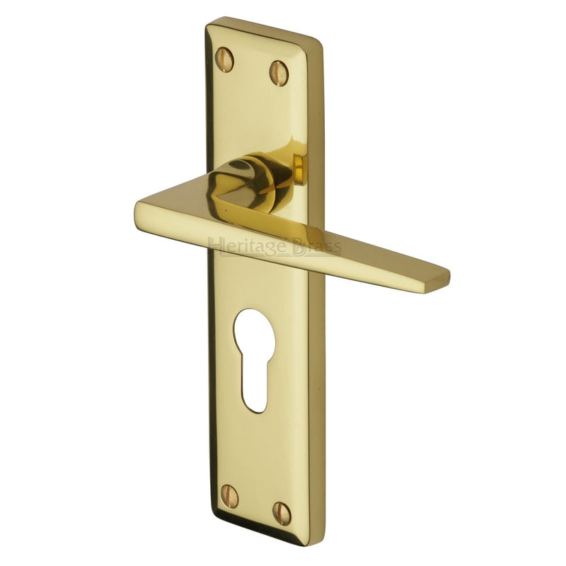 M.Marcus Kendal Euro Handles - Polished Brass