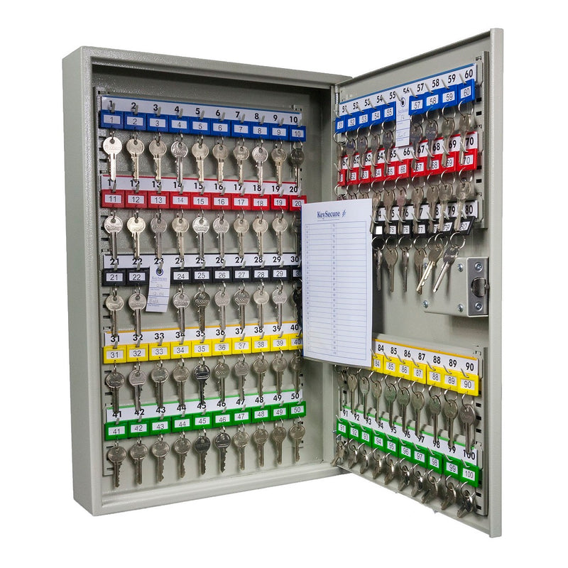 KeySecure Key Cabinet With Digital Lock and Key Override - 100 Hook