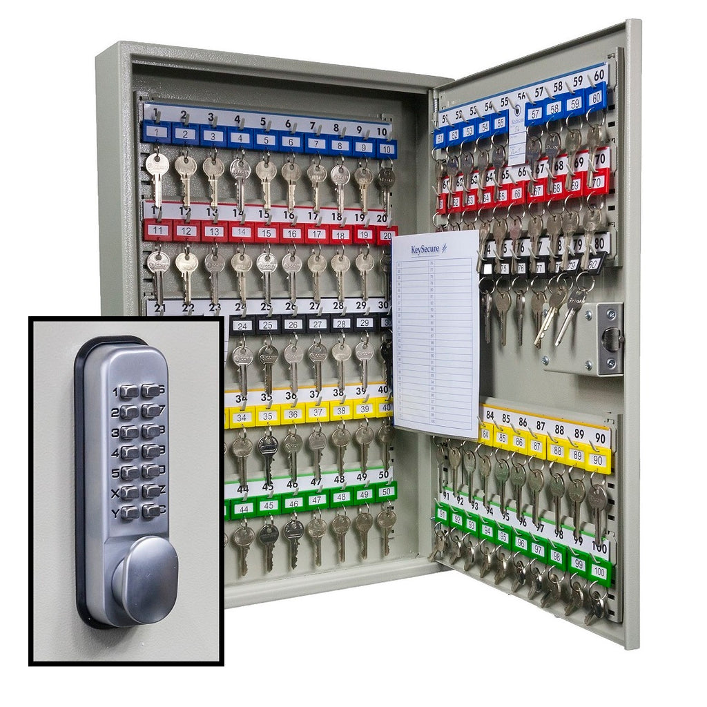 Keysecure Accessory KeySecure Key Cabinet With Digital Lock - 100 Hook