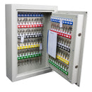 KeySecure High Security Key Cabinet With 8 Lever Safe Lock - 100 Hook