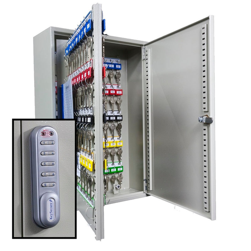 KeySecure Key Cabinet With Electronic Cam Lock - 150 Hook
