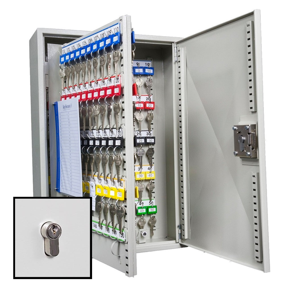 Keysecure Accessory KeySecure Key Cabinet With Euro Cylinder Lock - 150 Hook