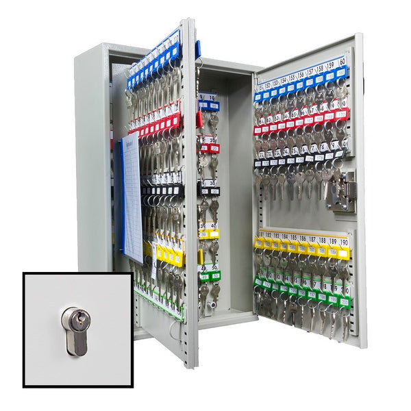 KeySecure Key Cabinet With Euro Cylinder Lock - 200 Hook