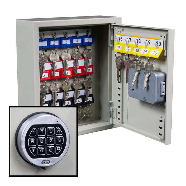 KeySecure Key Cabinet With Electronic Combination Lock - 20 Hook