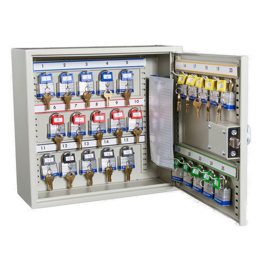 KeySecure Padlock Cabinet With Digital Lock With Key Override - 25 Hoo