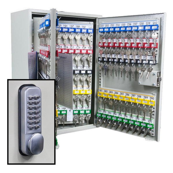 KeySecure Key Cabinet With Digital Lock - 300 Hook