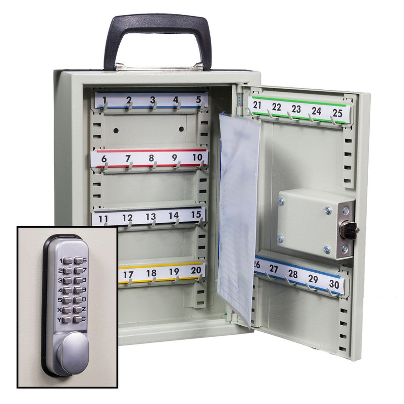 Keysecure Accessory KeySecure Mobile Key Cabinet With Digital Lock - 30 Hook