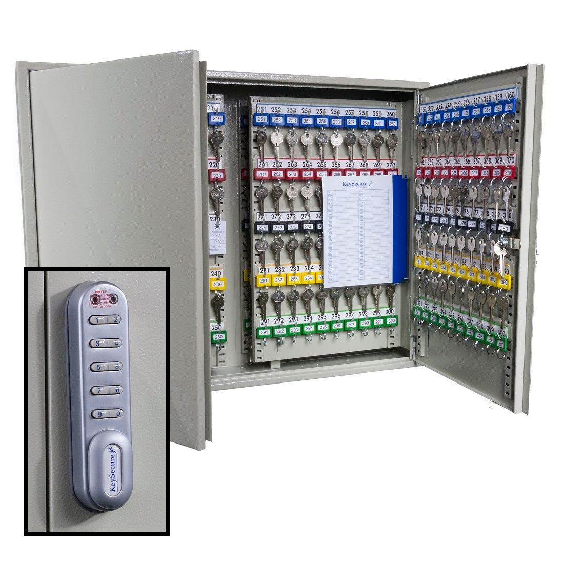 Keysecure Accessory KeySecure Key Cabinet With Electronic Cam Lock - 400 Hook