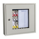 KeySecure Clear Fronted Key Cabinet With Key Lock - 40 Hook