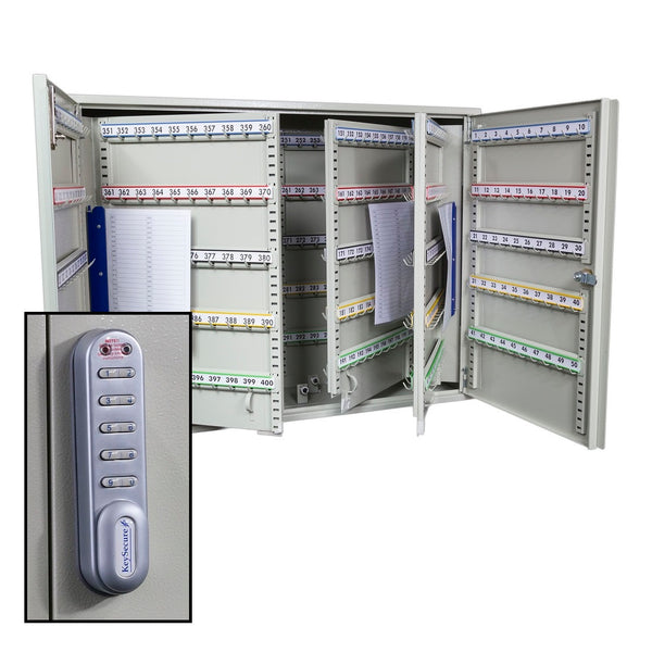 KeySecure Key Cabinet With Electronic Cam Lock - 500 Hook