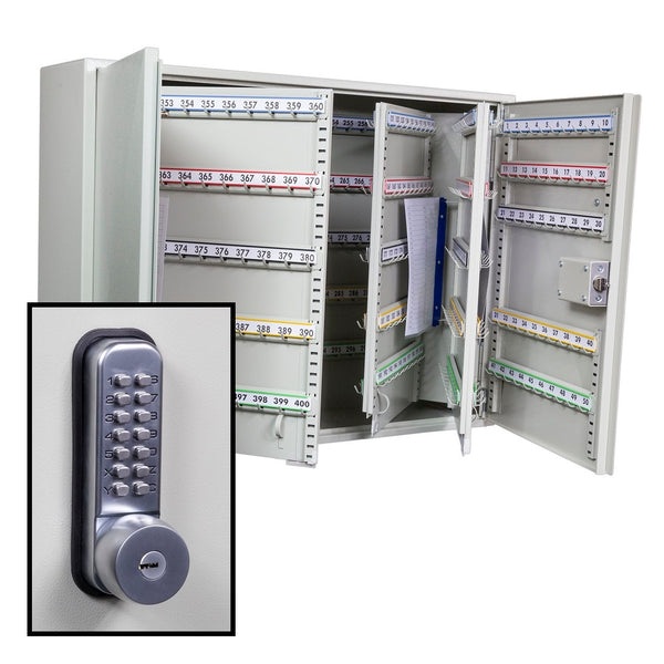 KeySecure Key Cabinet With Digital Lock and Key Override - 500 Hook