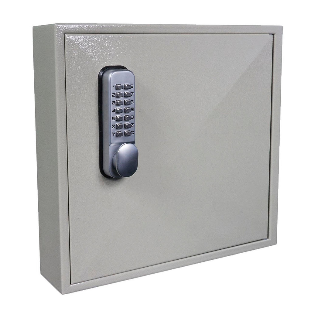 50 Key Lock Box KeySecure Key Cabinet With Digital Lock - 50 Hook