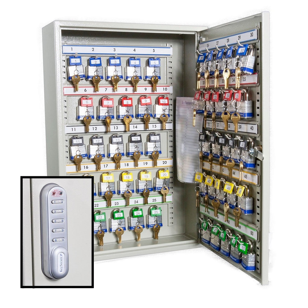 Keysecure Accessory KeySecure Padlock Cabinet With Electronic Cam Lock - 50 Hook