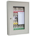 KeySecure Clear Fronted Key Cabinet With Key Lock - 50 Hook