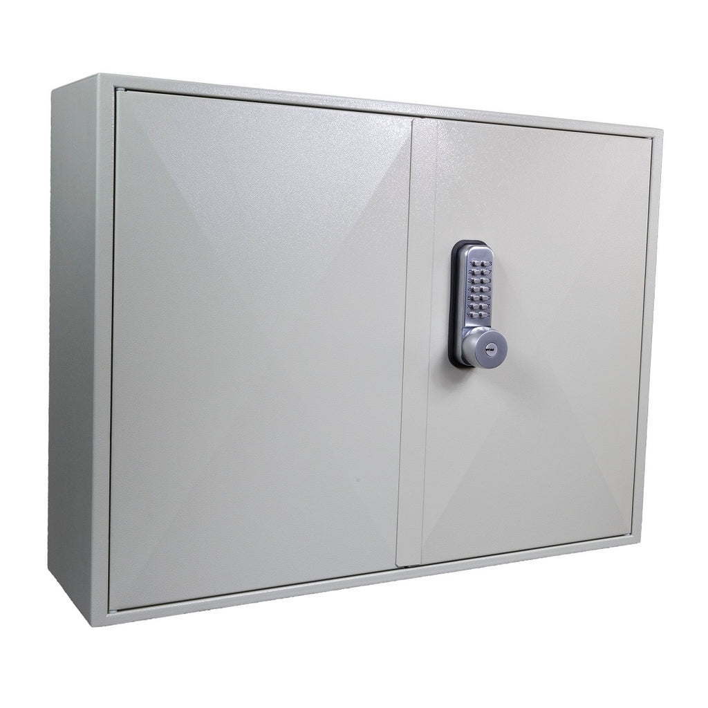 Shutter Key Override KeySecure Key Cabinet With Digital Lock and Key Override - 600 Hook