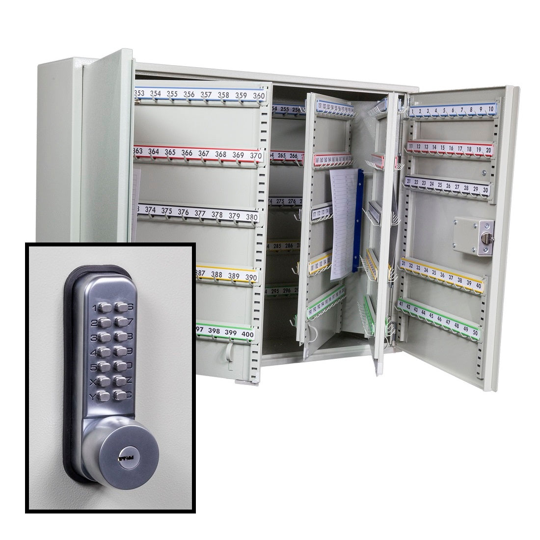 Keysecure Accessory KeySecure Key Cabinet With Digital Lock and Key Override - 600 Hook