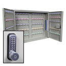 KeySecure Padlock Security Cabinet With Digital Lock With Key Override - 100 Hook