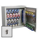 KeySecure Padlock Security Cabinet With Euro Cylinder Lock - 25 Hook