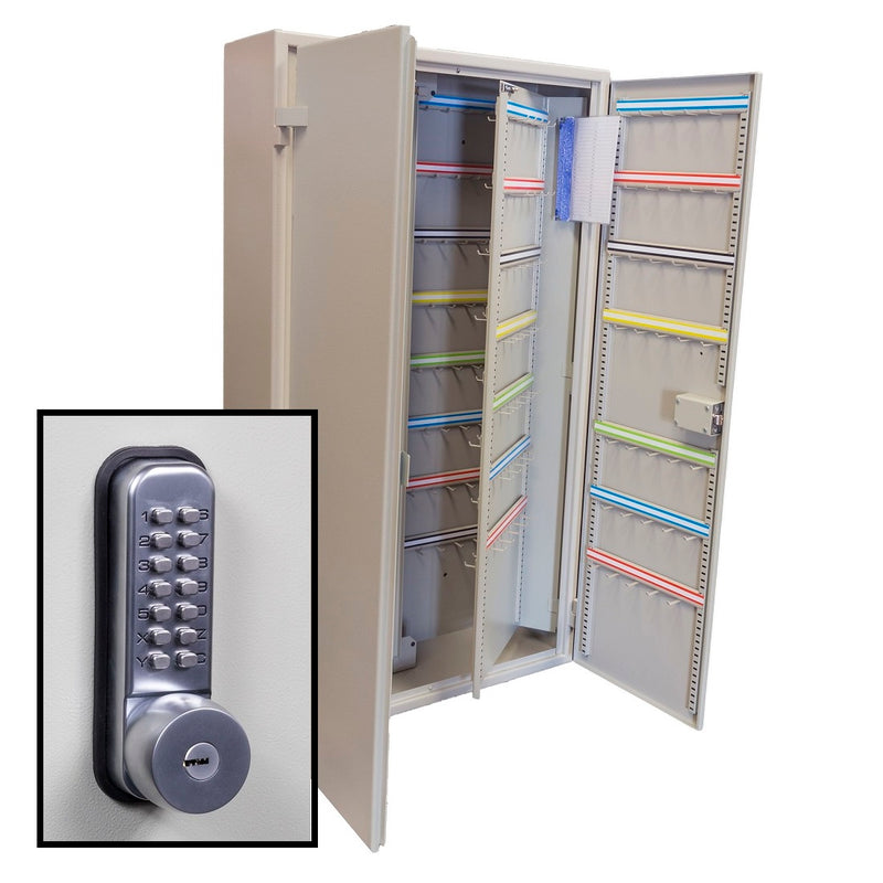 KeySecure Padlock Security Cabinet With Digital Lock With Key Override - 300 Hook