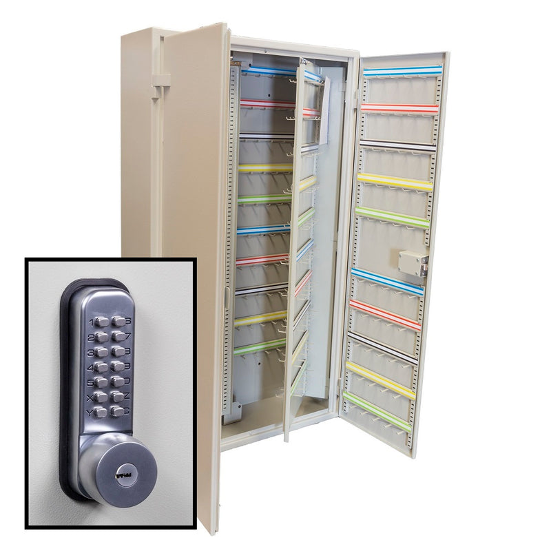KeySecure Padlock Security Cabinet With Digital Lock With Key Override - 400 Hook