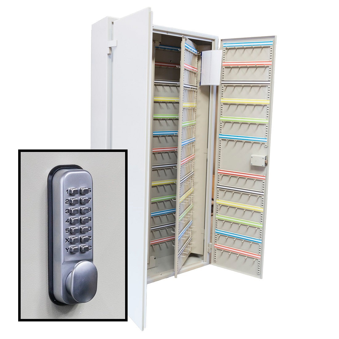 KeySecure Padlock Security Cabinet With Digital Lock - 500 Hook