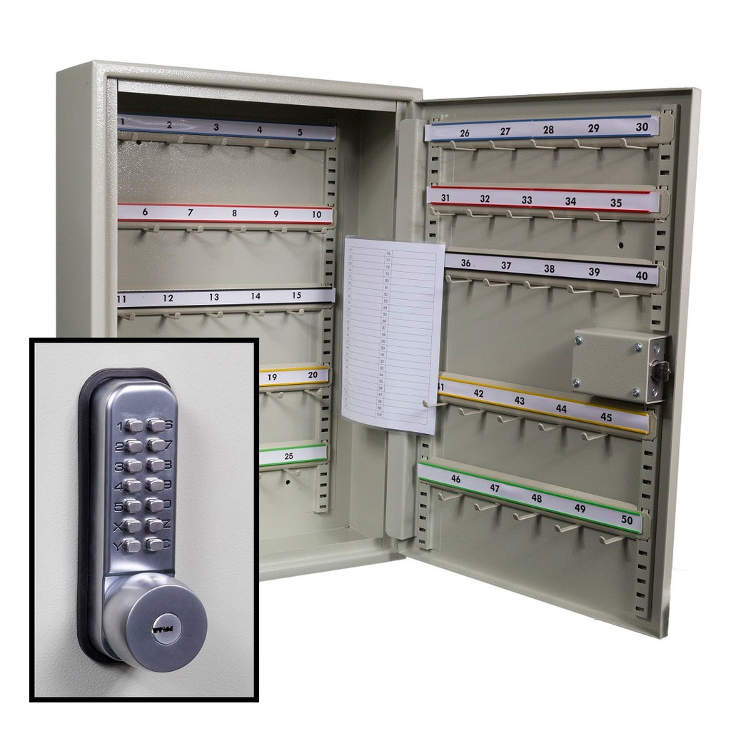 KeySecure Padlock Security Cabinet With Digital Lock With Key Override